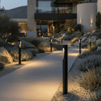 Outdoor Floor Lamp | Weather-Resistant LED | Freestanding Round Base