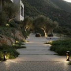 Outdoor Floor Lamp | Weather-Resistant LED | Freestanding Round Base