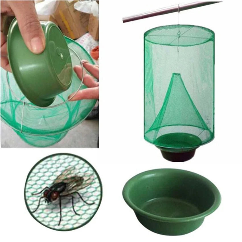 Outdoor Fly Trap | Reusable Iron Mesh & Non-Toxic | Pack Of 6