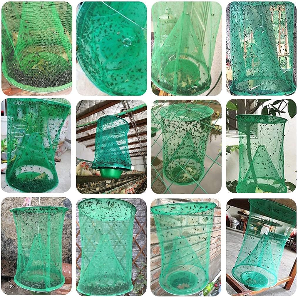 Outdoor Fly Trap | Reusable Iron Mesh & Non-Toxic | Pack Of 6