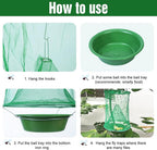 Outdoor Fly Trap | Reusable Iron Mesh & Non-Toxic | Pack Of 6