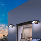 Outdoor Wall Sconce | Minimalist Metal & Acrylic | Warm White LED