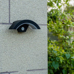 Outdoor Wall Sconce | Minimalist Metal & Acrylic | Warm White LED