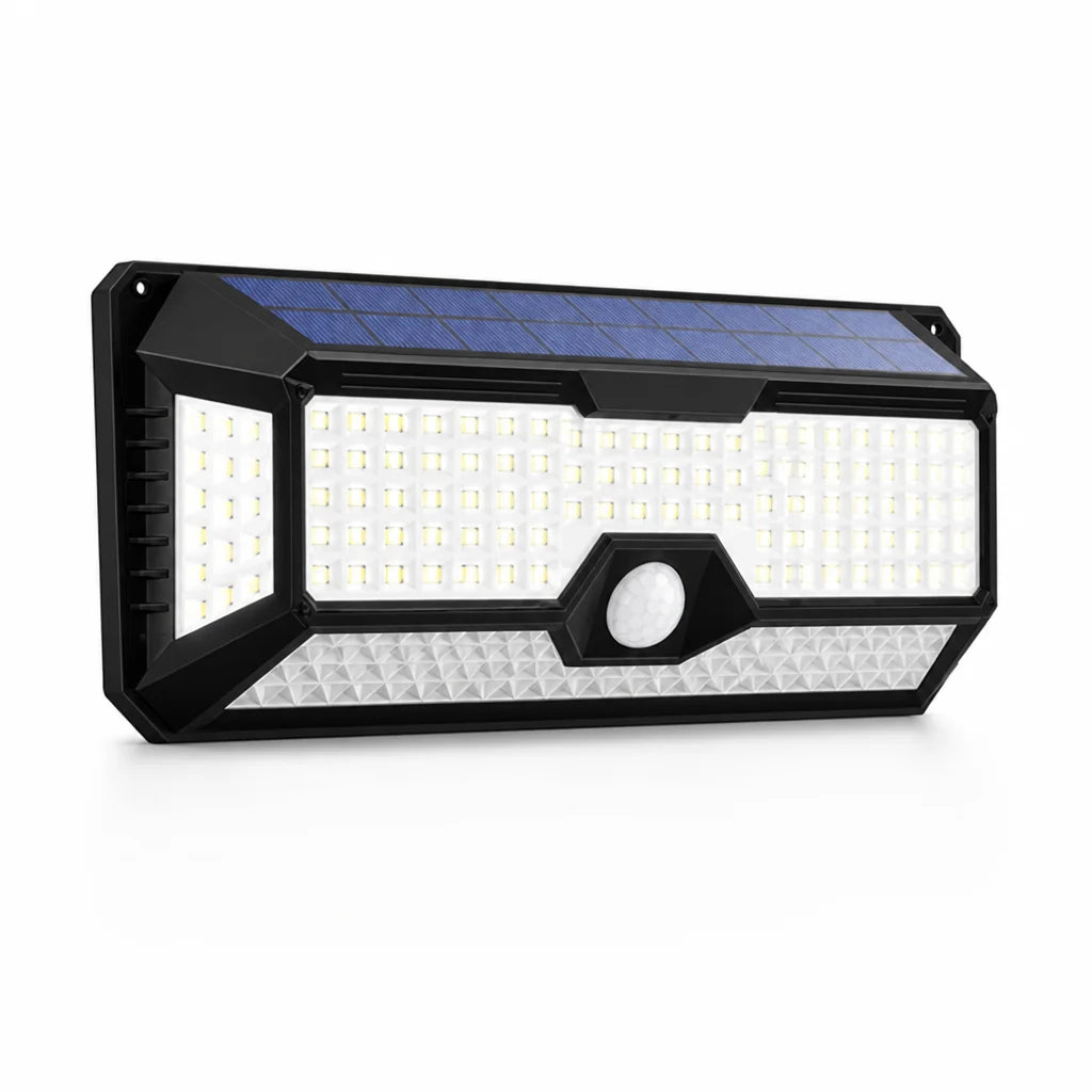 Outdoor Motion Sensor Light | Solar-Powered & IP65 Weatherproof | 120° Detection