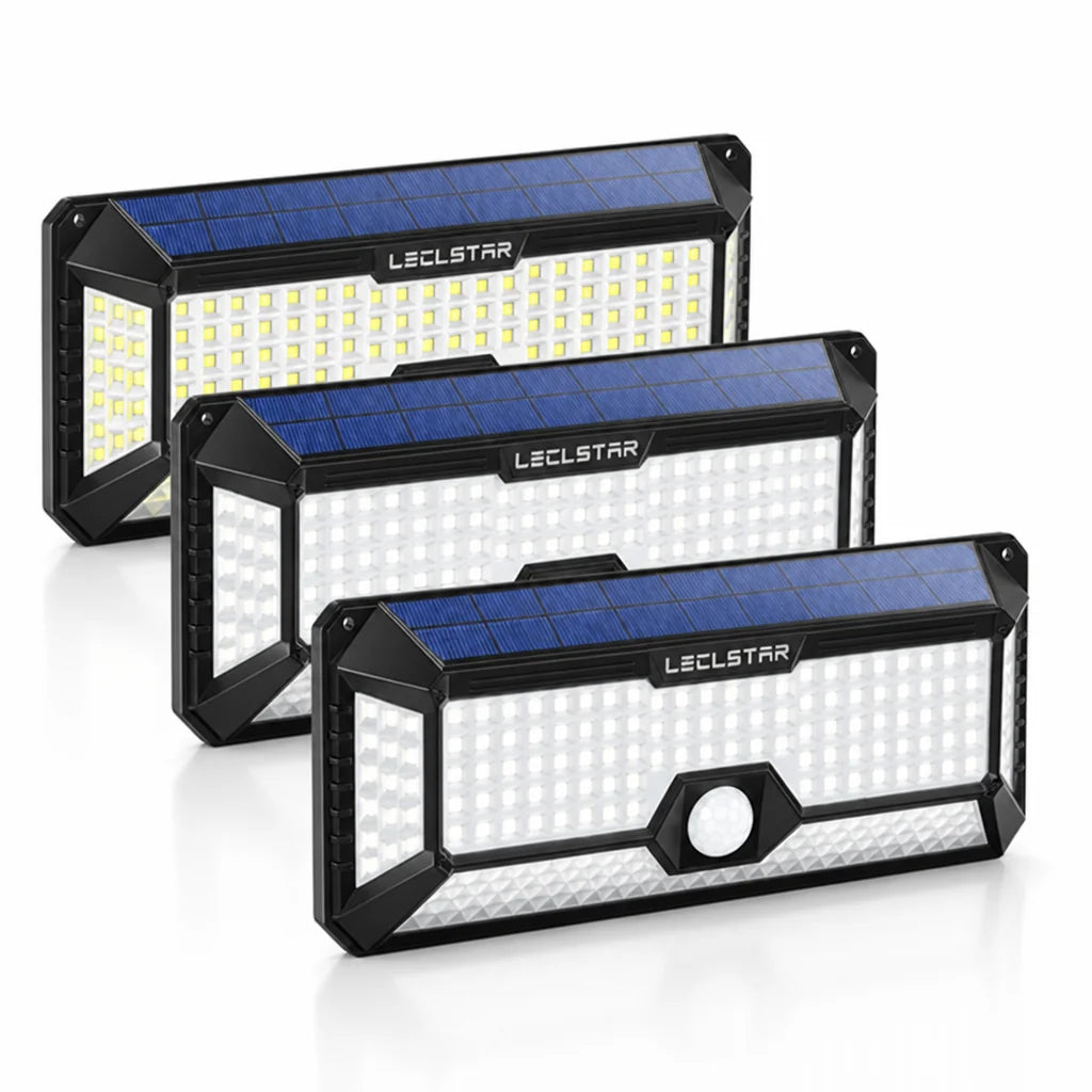 Outdoor Motion Sensor Light | Solar-Powered & IP65 Weatherproof | 120° Detection
