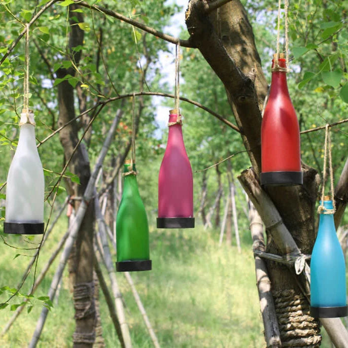 Outdoor Pendant Light | Solar Multicolor LED & Waterproof