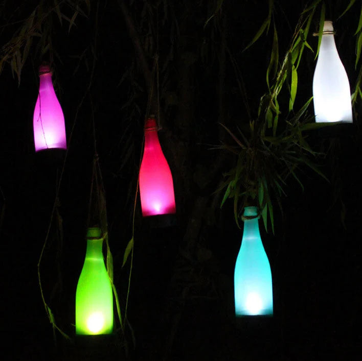 Outdoor Pendant Light | Solar Multicolor LED & Waterproof