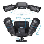 Outdoor Solar Security Light | Motion-Sensor & 360° Adjustable
