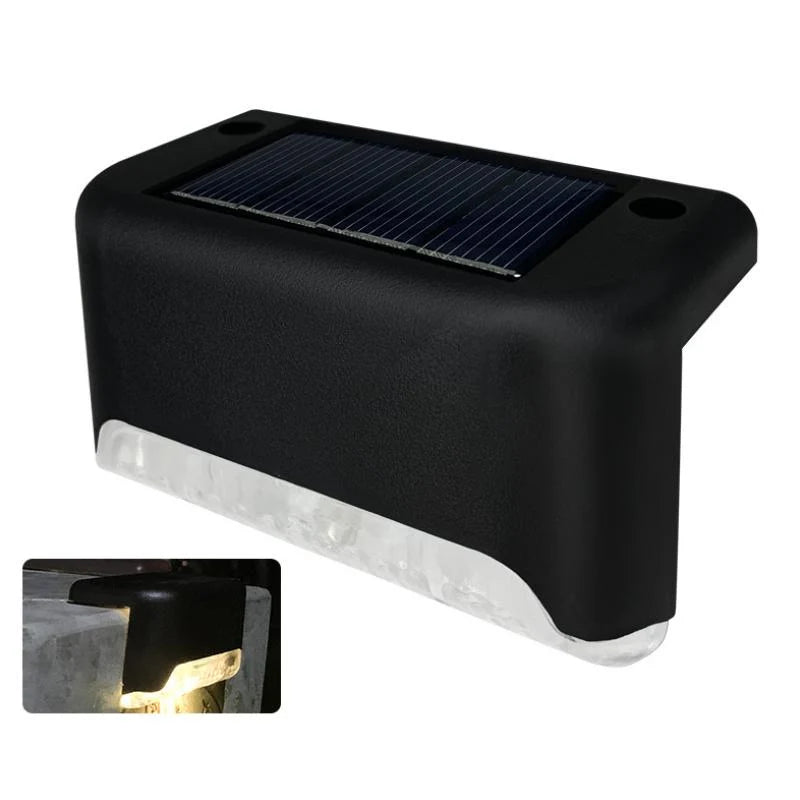 Outdoor Stair Lights | Solar-Powered Auto-On Waterproof | 4-Pack
