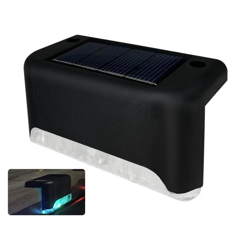 Outdoor Stair Lights | Solar-Powered Auto-On Waterproof | 4-Pack