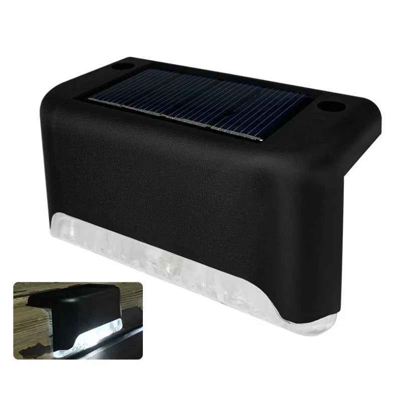 Outdoor Stair Lights | Solar-Powered Auto-On Waterproof | 4-Pack