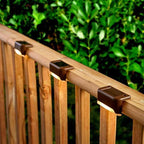 Outdoor Stair Lights | Solar-Powered Auto-On Waterproof | 4-Pack