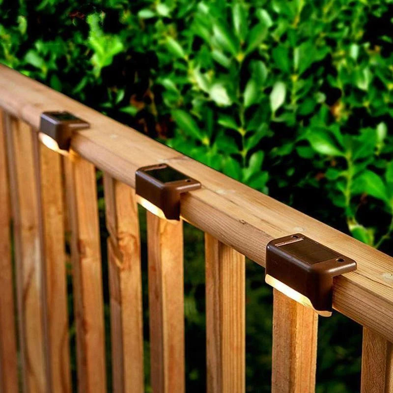 Outdoor Stair Lights | Solar-Powered Auto-On Waterproof | 4-Pack