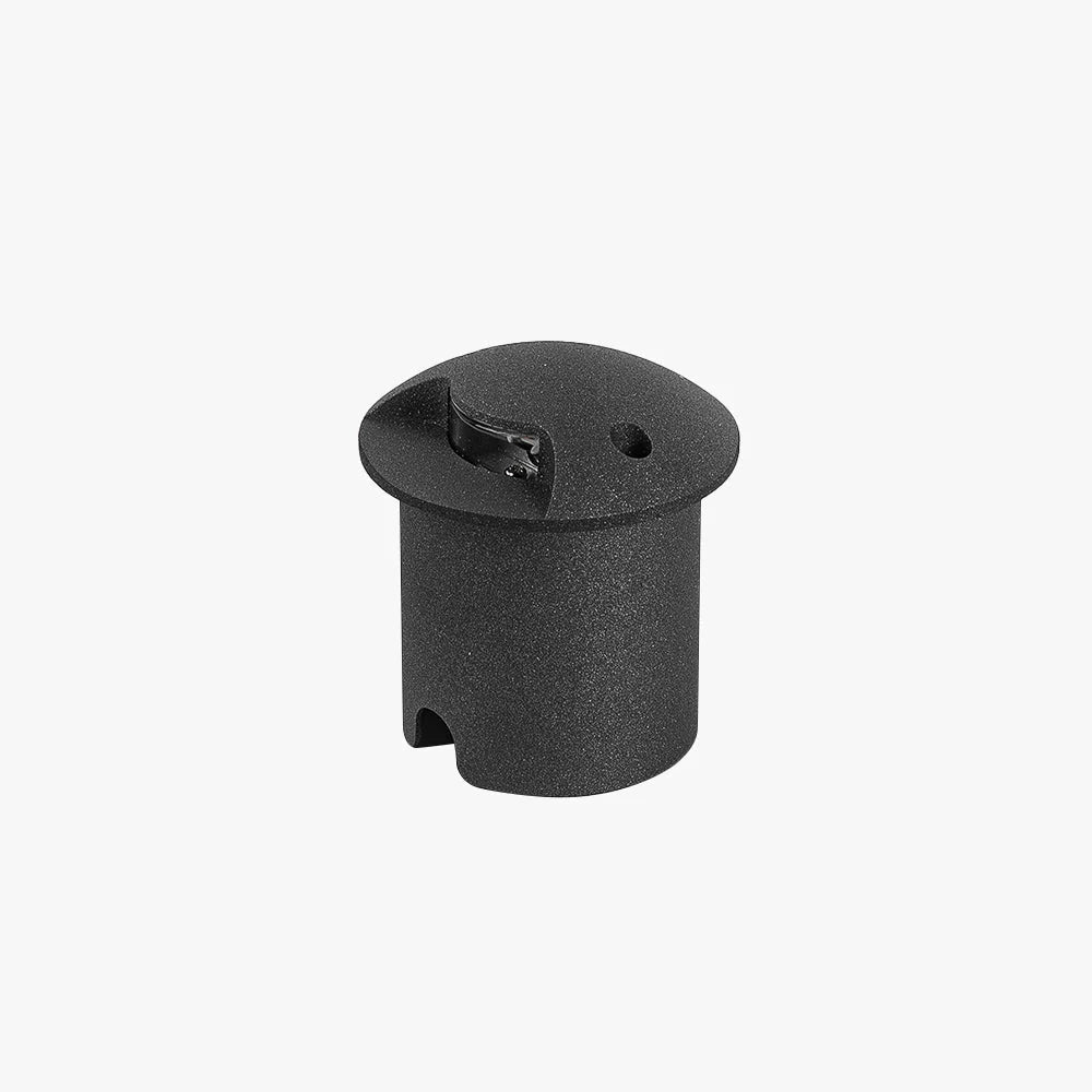 Outdoor Step & Deck Light | Metal Body & Glass Cap Shade | Weatherproof
