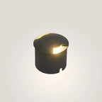 Outdoor Step & Deck Light | Metal Body & Glass Cap Shade | Weatherproof