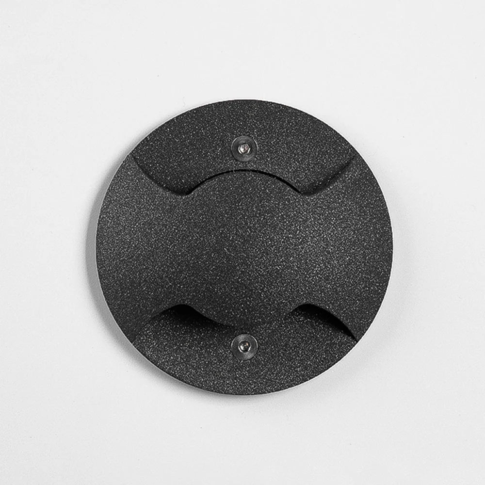 Outdoor Step & Deck Light | Metal Body & Glass Cap Shade | Weatherproof