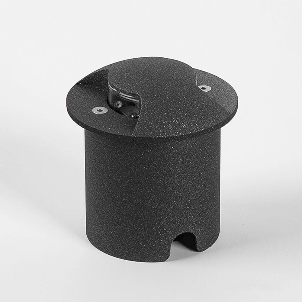 Outdoor Step & Deck Light | Metal Body & Glass Cap Shade | Weatherproof