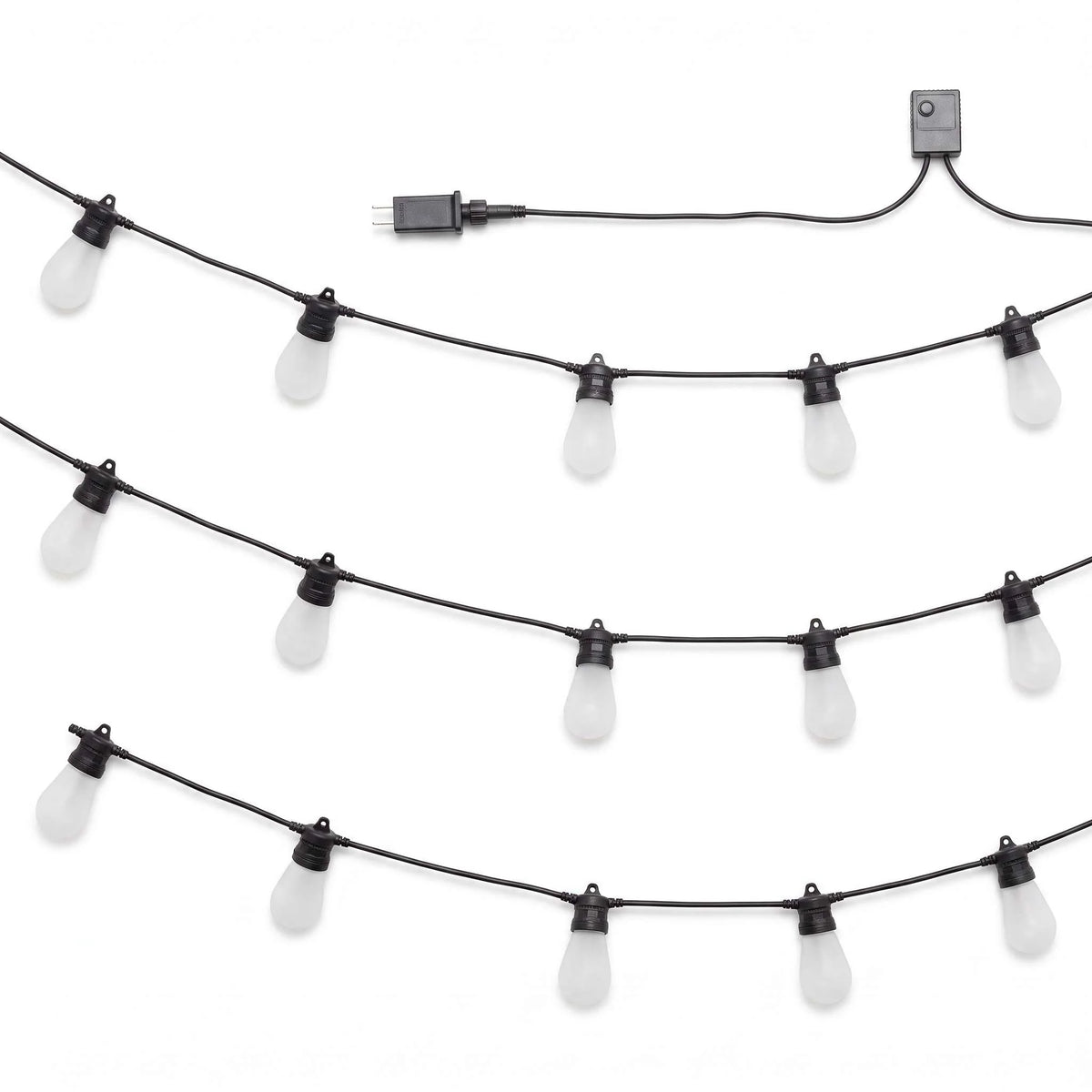 Outdoor String Lights | App-Controlled RGB & Weather-Resistant | 50 Ft