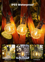 Outdoor String Lights | Waterproof Shatterproof LED | 50 Ft