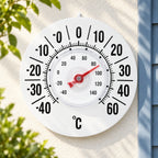 Outdoor Thermometer | Large 22-Inch Dial & Weather-Resistant | Wall Mount