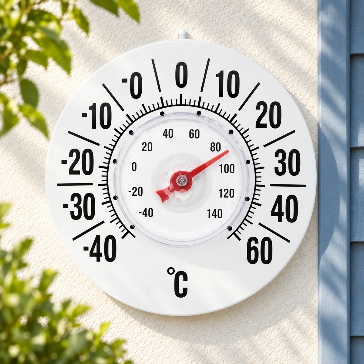 Outdoor Thermometer | Large 22-Inch Dial & Weather-Resistant | Wall Mount