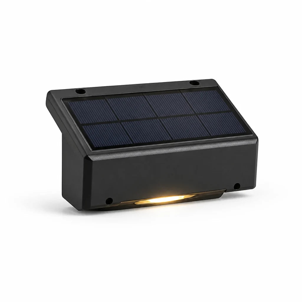 Outdoor Wall Light | Solar-Powered Automatic Dusk Sensor & Weatherproof