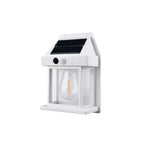 Outdoor Wall Light | Solar-Powered LED & Weather-Resistant | Black Or White