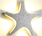 Outdoor Wall Light | Starfish Design & Built-In LED | 20 cm
