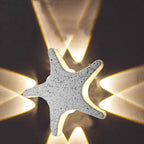 Outdoor Wall Light | Starfish Design & Built-In LED | 20 cm