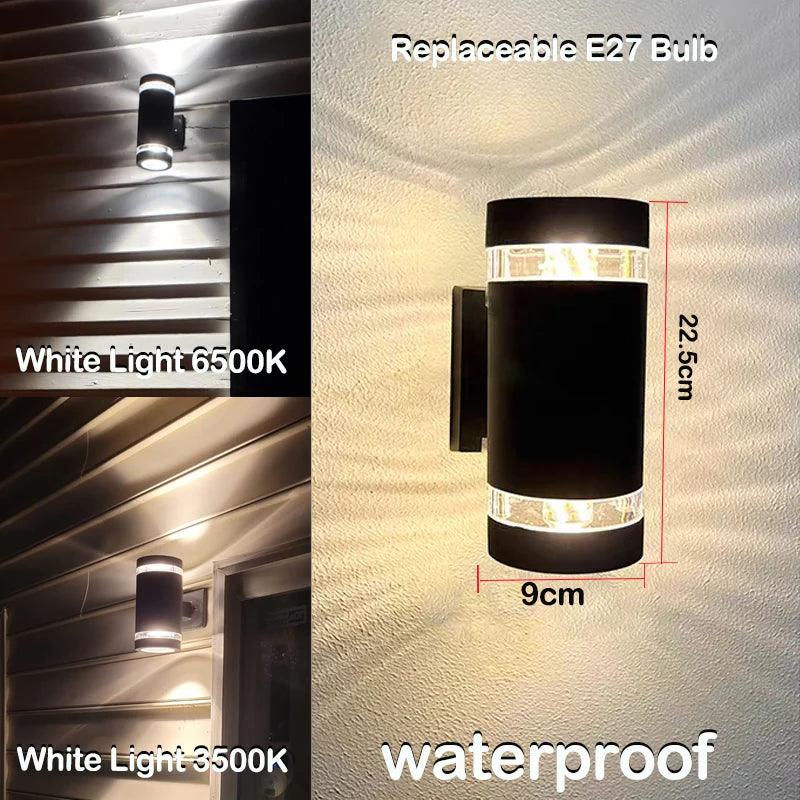 Outdoor Wall Light | Up-And-Down Design, E27 Socket & IP65