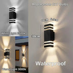 Outdoor Wall Light | Up-And-Down Design, E27 Socket & IP65