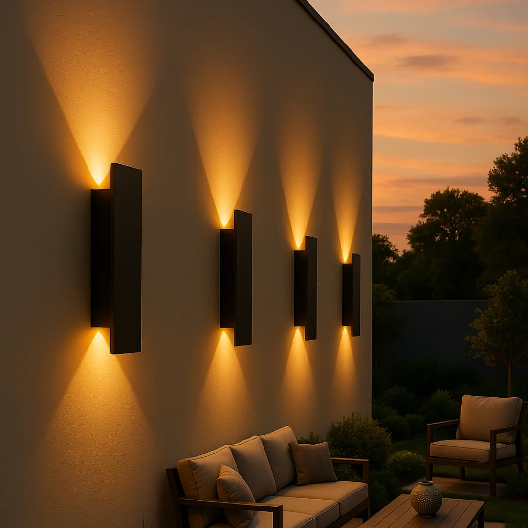 Outdoor Wall Light | Up & Down LED Beam | IP65 Weatherproof