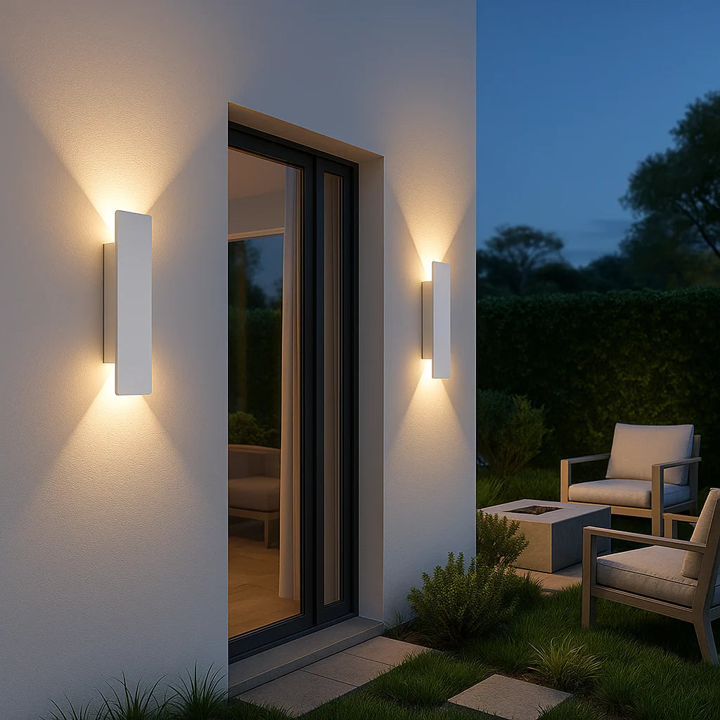 Outdoor Wall Light | Up & Down LED Beam | IP65 Weatherproof