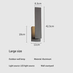 Outdoor Wall Light | Weatherproof Aluminum & Energy-Efficient LED | Small & Large