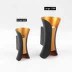 Outdoor LED Wall Light | Slim Black & Gold Metal | Weather-Resistant
