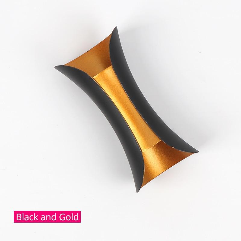 Outdoor LED Wall Light | Slim Black & Gold Metal | Weather-Resistant