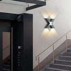 Outdoor Wall Light | X-Shaped LED Waterproof | 20 x 20 cm