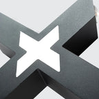 Outdoor Wall Light | X-Shaped LED Waterproof | 20 x 20 cm