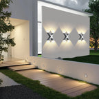 Outdoor Wall Light | X-Shaped LED Waterproof | 20 x 20 cm