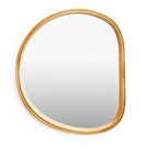 Oval Wall Mirror | Nordic Multi-Layer Wood Frame & Tempered Glass