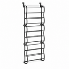 Over-the-Door Shoe Organizer | Space-Saving Multi-Tier Metal | Tool-Free Setup
