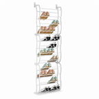 Over-the-Door Shoe Organizer | Space-Saving Multi-Tier Metal | Tool-Free Setup
