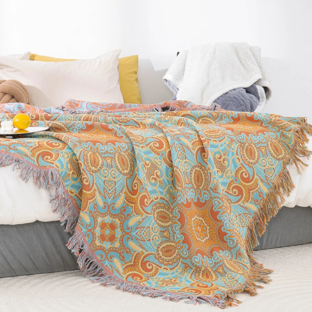 Paisley Throw Blanket