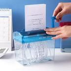 Paper Shredder | Manual Hand-Crank | Compact & Portable