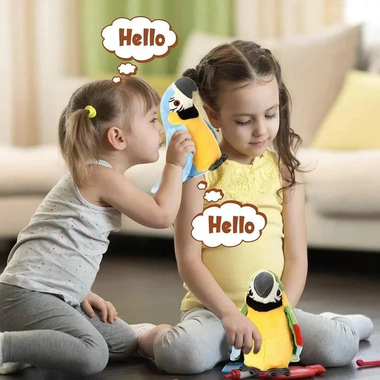 Parrot Plush Toy | Talking, Counting & Music