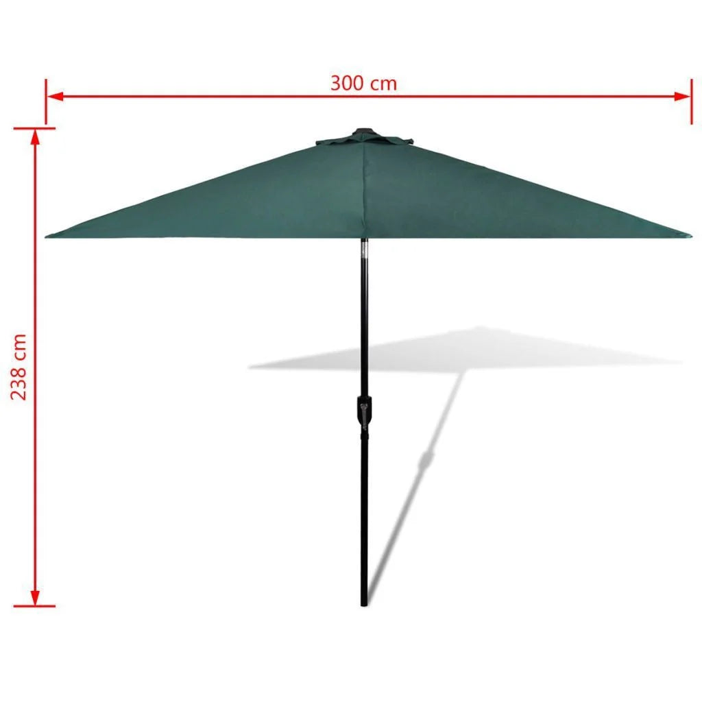 Patio Umbrella | UV-Resistant Polyester & Sturdy Steel Pole