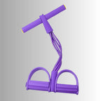 Pedal Resistance Band | 6-Tube NBR & Padded Foam Handles