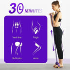 Pedal Resistance Band | 6-Tube NBR & Padded Foam Handles