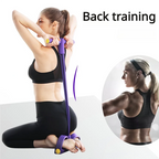 Pedal Resistance Band | 6-Tube NBR & Padded Foam Handles
