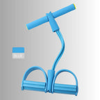 Pedal Resistance Band | 6-Tube NBR & Padded Foam Handles